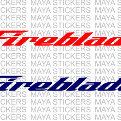Honda fireblade logo bike stickers  ( Pair of 2 )