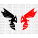 Honda Hornet insect logo decal sticker for Bikes  ( Pair of 2 )