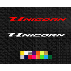 Honda Unicorn logo bike sticker ( Pair of 2 )
