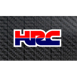 Honda Racing HRC logo stickers for bikes, helmets and cars