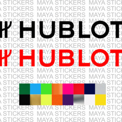 Hublot watch logo stickers for cars, bikes, laptops