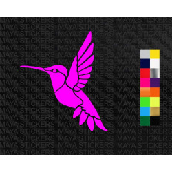 Hummingbird decal sticker for cars, bikes, laptops. Design 2