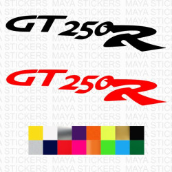 Hyosung GT250R logo stickers for bikes and helmets(Pair of 2 )