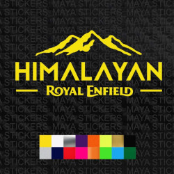 Royal Enfield himalayan 450 new logo sticker for motorcycles and helmets