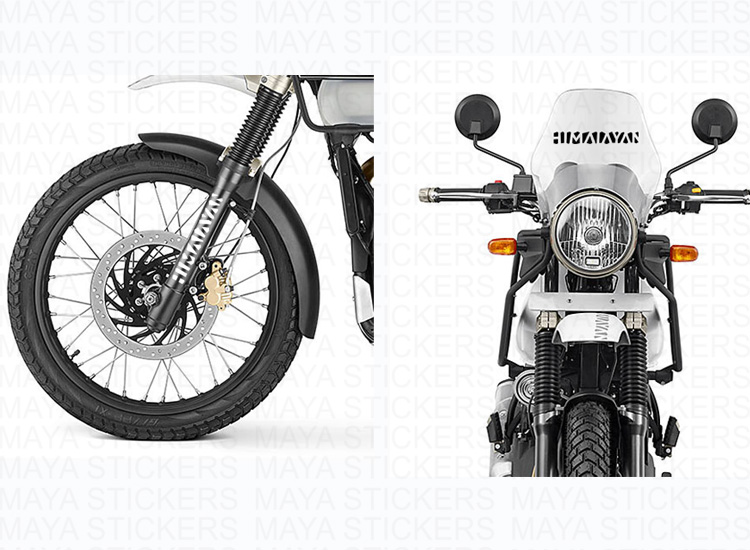 Manali Stickers Himalayan Motorsports Logo Motorbike Tour To Leh From Manali, Bike