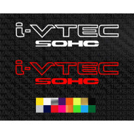 Honda i-vtec sohc logo car stickers ( Pair of 2 )