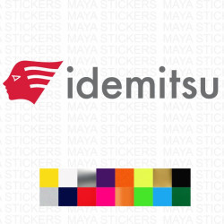 Idemitsu logo decal sticker for cars and motorcycles