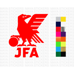 Japan National football team JFA decal for cars, bikes, laptops