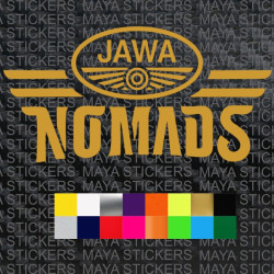 Jawa Nomads logo sticker for all Jawa Motorcycles