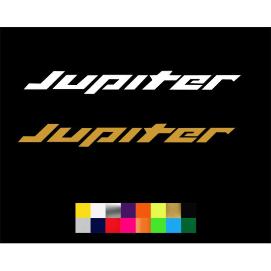 TVS Jupiter logo decal stickers. (2 stickers )