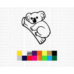 Cute Koala decal sticker for cars, bikes, laptops