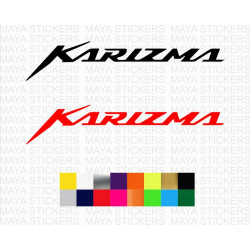 Karizma 2023 logo sticker for bikes and helmets ( Pair of 2 )