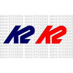K2 sports logo decal stickers