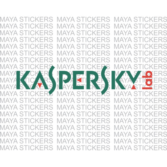 Kaspersky Lab logo decal sticker for cars, bikes, laptops