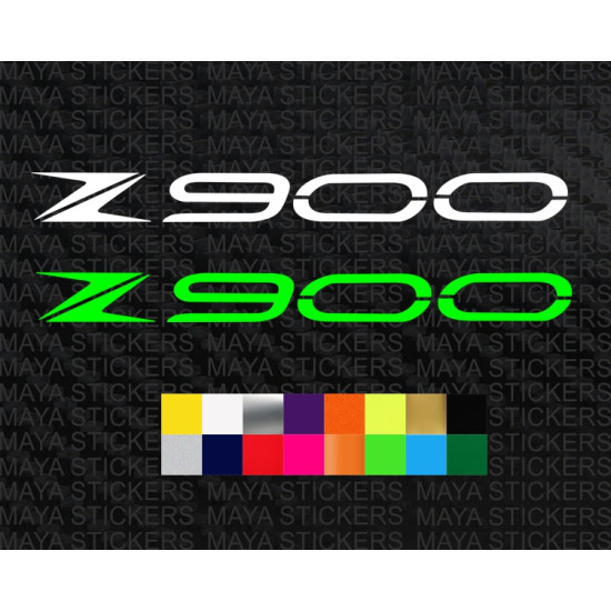 Kawasaki Z900 logo bike stickers ( Pair of 2 )