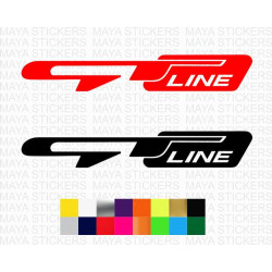 KIA GTline logo sticker for cars
