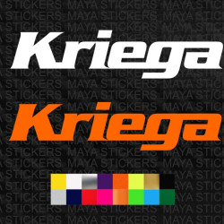 Kriega logo decal stickers for motorcycles and others