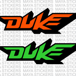 KTM duke logo stickers for bikes and helmets