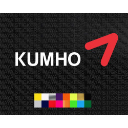 Kumho Tires logo car stickers