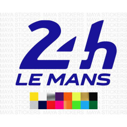 24 hours of Le Mans racing logo stickers for cars, bikes, laptops