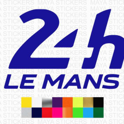 24 hours of Le Mans racing logo stickers for cars, bikes, laptops