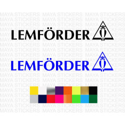 Lemforder logo car stickers ( Pair of 2 )