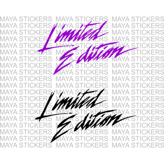 Sticker Limited Edition