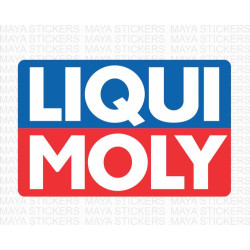 Liqui Moly logo stickers for bikes, helmets, laptops