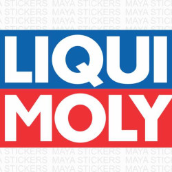Liqui Moly logo stickers for bikes, helmets, laptops