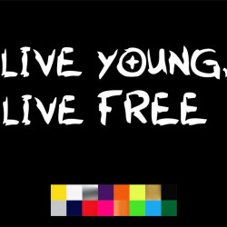 Live young, live free sticker for mahindra thar, xuv, scorpio, bolero