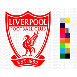 liverpool fc shield design sticker for cars, laptops, motorcycles and others