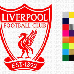 liverpool fc shield design sticker for cars, laptops, motorcycles and others