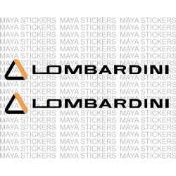 Lombardini logo stickers
