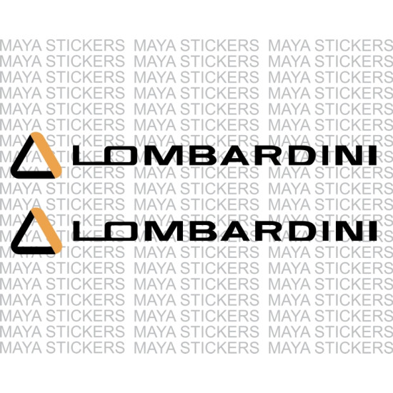 Lombardini logo stickers