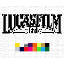 Lucasfilm logo stickers for laptops, cars, and others