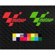 Motogp single color logo stickers for motorcycles, helmets and cars