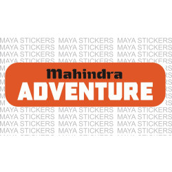 Mahindra adventure logo stickers for Thar, Scorpio, Bolero, XUV