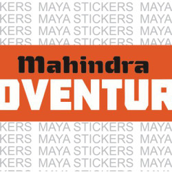 Mahindra adventure logo stickers for Thar, Scorpio, Bolero, XUV