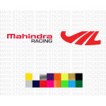 Mahindra Racing windshield sticker for Thar, Scorpio, Bolero, TUV, XUV, KUV, Verito