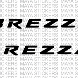 Vitara Brezza logo stickers (Pair of 2)