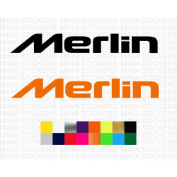 Mclaren Merlin logo stickers ( Pair of 2 )