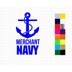 Merchant Navy stickers for Cars, Motorcycles, laptops