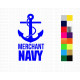 Merchant Navy stickers for Cars, Motorcycles, laptops