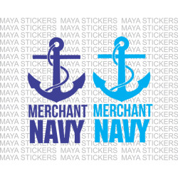 Merchant Navy stickers for Cars, Motorcycles