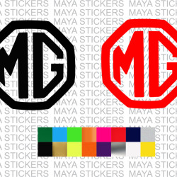 MG - Morris Garages logo decal sticker in custom colors and sizes