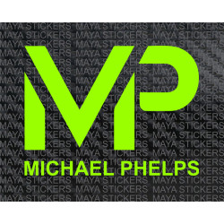 Michael Phelps logo decal stickers