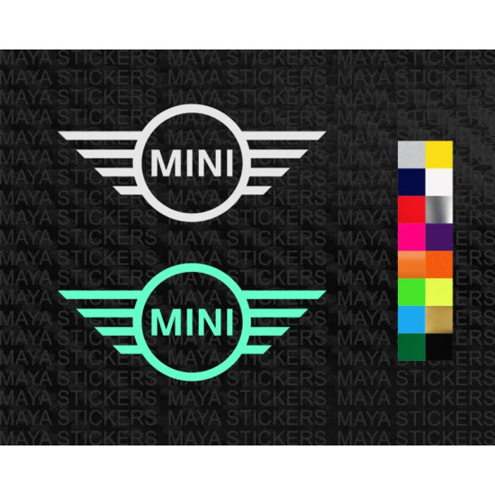 MINI  Logo Decal in custom colors and sizes