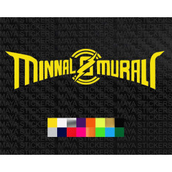 Minnal Murali logo decal sticker for cars, laptops, bikes and others