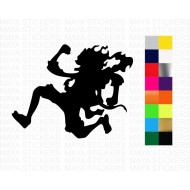 Monkey D Luffy Gear 5 Nika One piece decal sticker