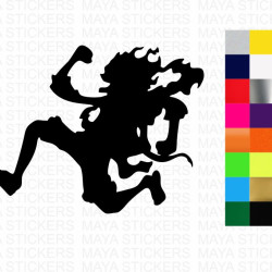 Monkey D Luffy Gear 5 Nika One piece decal sticker